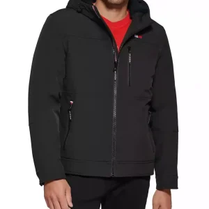 herpa-Lined Softshell Hooded Jacket